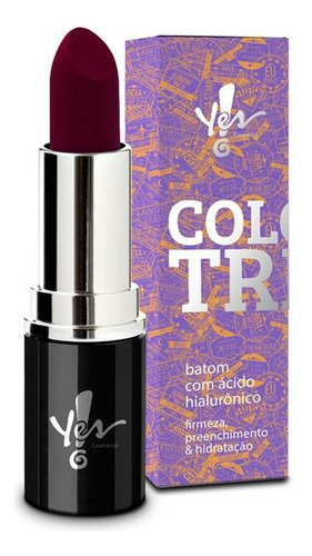 Batom Vermelho Violeta Yes Cosmetics Colortrip Havana