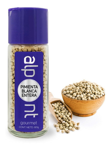 Pimienta Blanca Molida Especias Alpont Gourmet 60g