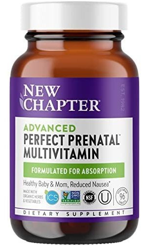 Nuevo Capítulo Perfecto Vitaminas Prenatales, 96ct, Orgánica