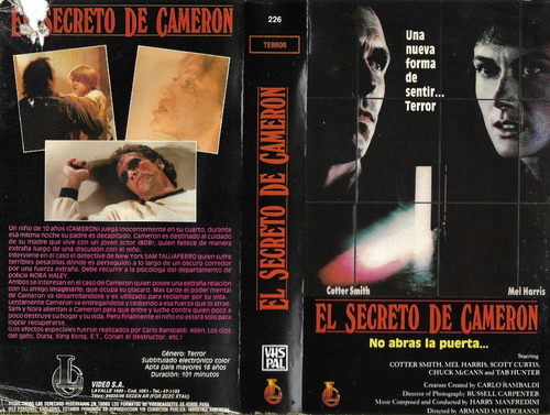 El Secreto De Cameron Vhs Cameron's Closet 1988 Terror