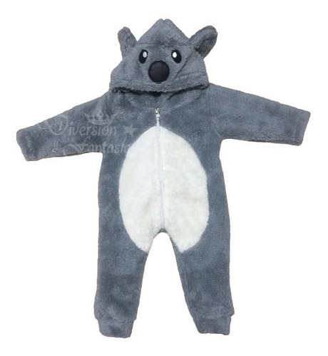 Imagen 1 de 6 de Enterito Peluche Koala Para Bebé Hasta 18 Meses