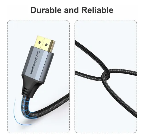 Cablecreation 4k Displayport 1.2 Cable Displayport 1mt