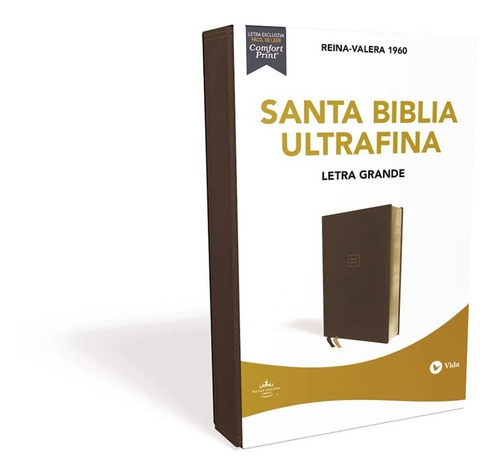 Biblia/rvr60/ultrafina/LG/cuero Suave/interior Dos Colores/cafe, De Vida Editorial. Editorial Biblias Vida, Tapa Blanda En Español