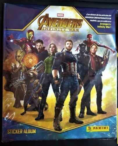 Álbum Panini Tapa Dura Avengers Infinity War