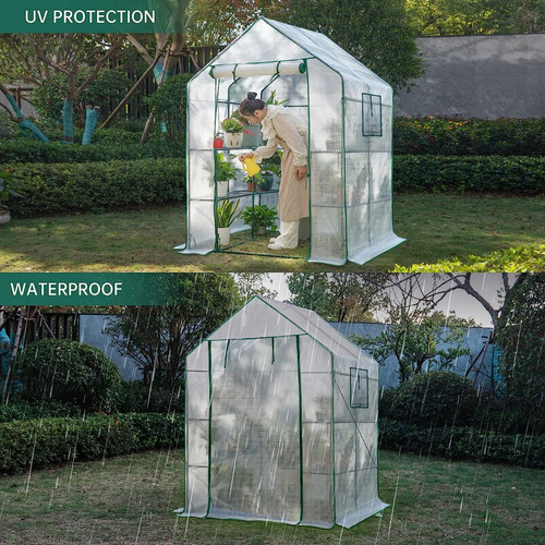 Malla Invernadero Portátil Plegable Carpa Plantas Cuidado