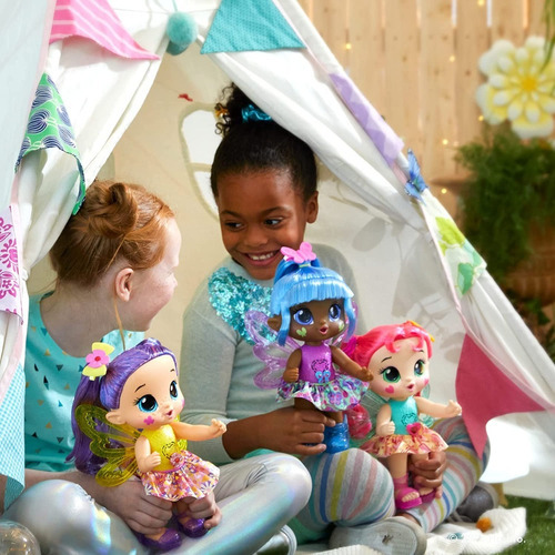 Muñeca Baby Alive Glo Pixies Sammie Shimmer Sienna Sparkle Color Rosa/sammi Shimmer