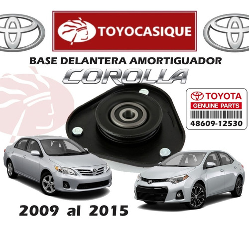 Base Amortiguador Delantera Corolla 09 Al 15 Nro 48609-12530