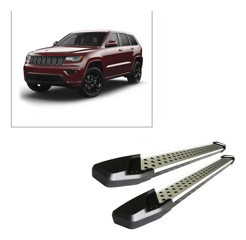 Estribo Aluminio Black Horse Para Jeep Grand Cherokee Excl X