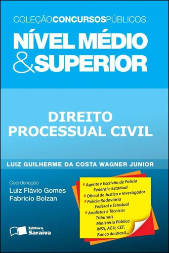 Direito Processual Civil - Nível Médio E Superior - Col. C