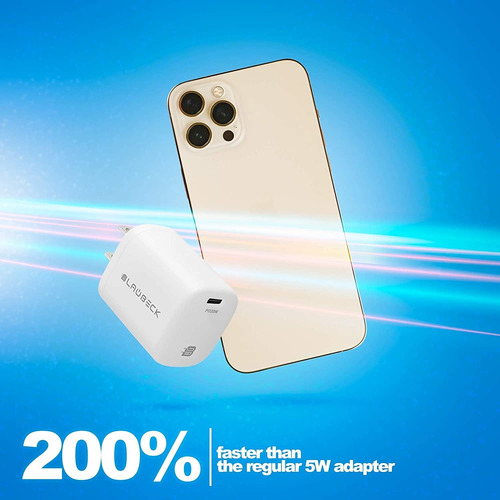 Adaptador De Corriente Usb C Cargador De Pared De 20 W Compa