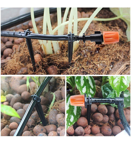 Kit Riego Micro Goteo Automático 50 Pies Boquilla Ajustable.