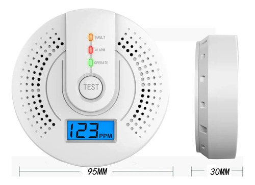Alarma Digital Mx1 Con Detector De Monóxido De Carbono