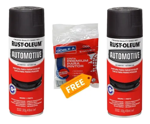 Aerosol Plastico Negro Trim & Bumper Rust Oleum X 340 Gr.