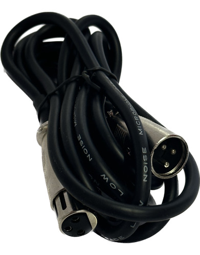 Cable Xlr Cannon De 3 Metros Microfono Dmx Profesional