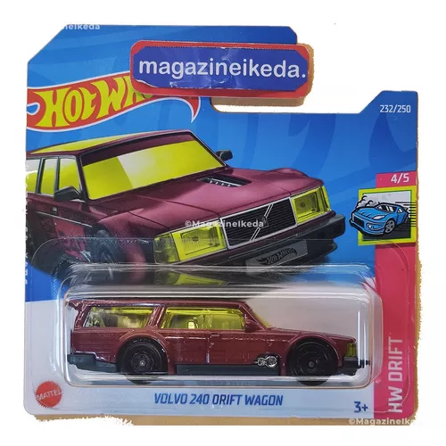 Carro Hot Wheels Volvo 240 Drift Wagon Hct20 Vinho P