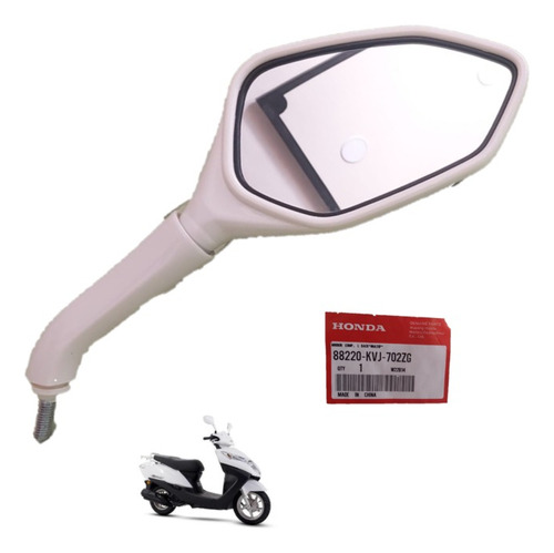 Espejo Derecho Para Honda Cruising Original Blanco