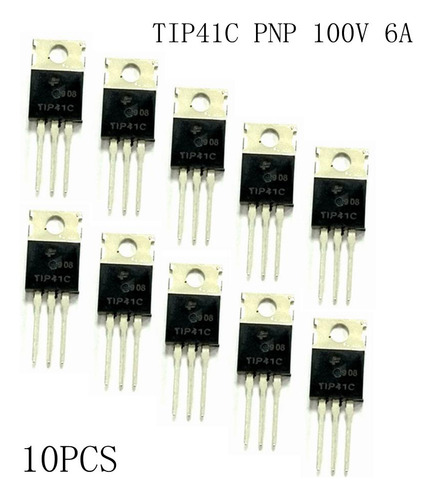 2 Nuevo Tip41c To-220 100v / 6a / 65w Npn Transistor