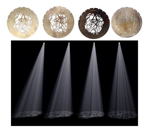Coleção 04 (quatro) Modelos Gobo Árvore Para Elipsoidal (Usado)