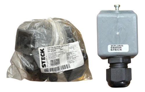 Kit Com 2 Peças: Carcaça Plug Multipolar 6p Scpl2r06 Steck
