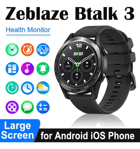 Reloj Inteligente Btalk 3 Multifunciones Pantalla Ultra Hd 