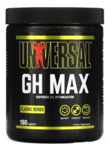 Gh Max 180 Comprimidos Classic Series - Universal Nutrition Sabor Without flavor