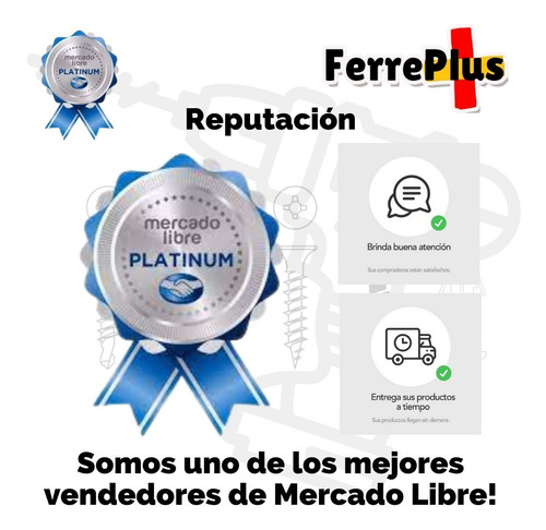 Imagen 9 de 9 de Tornillo Turbo 14(6) X 100/60 X 100 Und