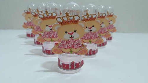 10 Centros De Mesa Mini Bolo E 50 Mini Calendários Imã