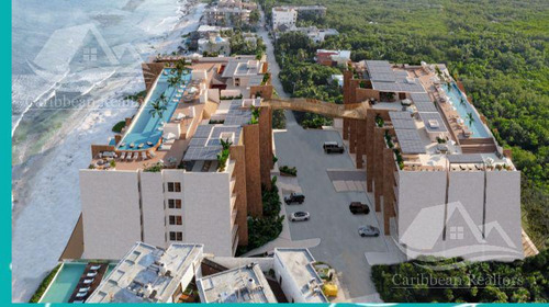 Departamento Frente Al Mar En  Venta En Tulum Tankah Riviera Maya  Alrz6417