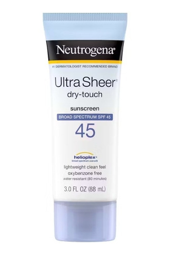 Pantalla Solar Facial Neutrogena Ultra Sheer 88ml Fps 45