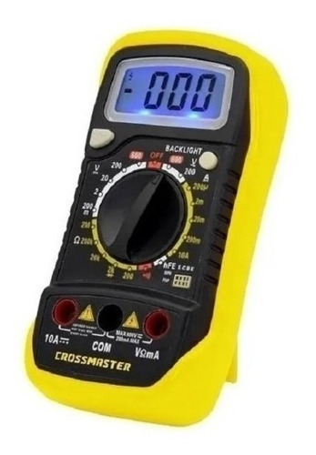 Imagen 1 de 8 de Multimetro Digital Tester Crossmaster 600v Profesional
