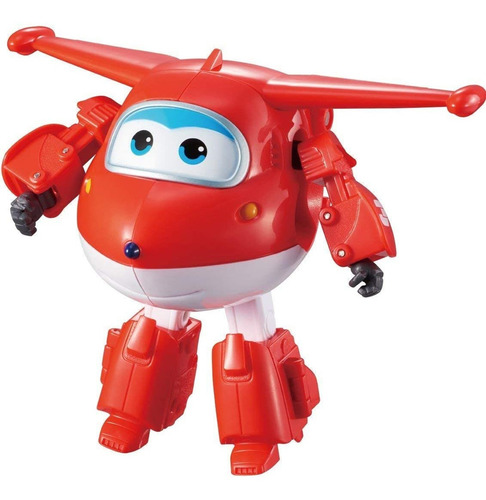 Super Wings Jett 15 Cm Transformable Original