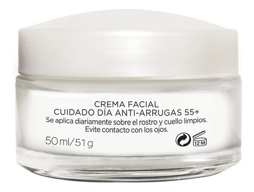 Crema Facial Antiarrugas +55 Loréal Paris Hidra-total X 50ml Tipo de piel Todo tipo de piel