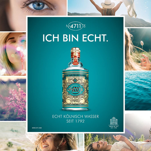 Perfume 4711 Da Muelhens Eau De Cologne Splash Para Homens 8