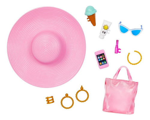 Barbie La Película Muñeca Día De Playa Con Accesorios