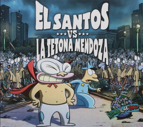 El Santos Vs La Tetona Mendoza Soundtrack Cd 15 Canciones
