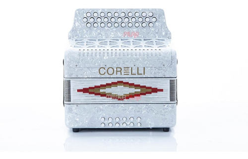 Acordeon Corelli Nhc3112 Blanca 31 Botones Musicapilar