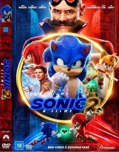 2 Dvds Sonic 1 E 2 O Filme - Jim Carrey - Dublado E Leg.