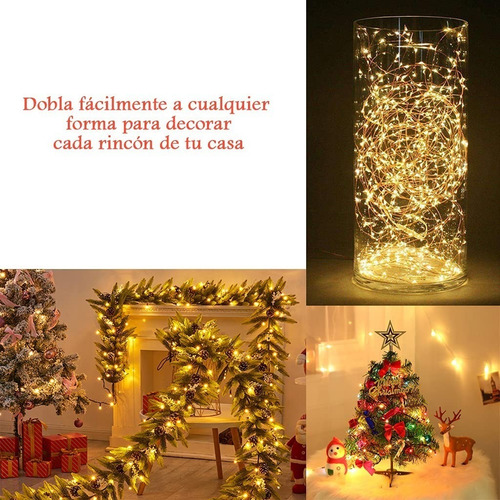 Imagen 10 de 10 de Cortinas Serie Luces Decorativas Led Usb 300led 3x3m 2piezas