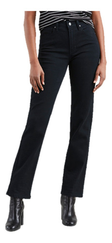 Calça Levis 724 High Rise Straight Original Feminina Preta