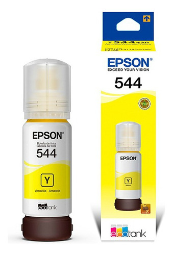 Botella Epson Ecotank T544 Amarillo 70ml T544420-al 