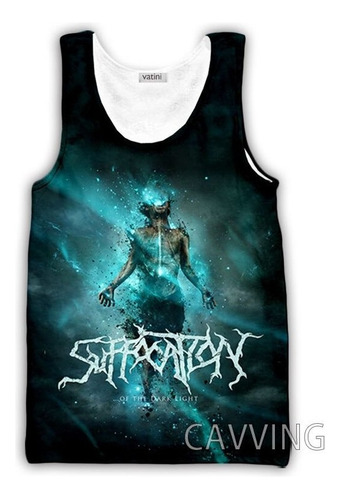 Camisetas Sin Mangas Con Estampado 3d De Suffocation Rock