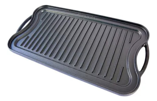 Plancha Reversible 50x26 Hierro Fundido Kanka Parrilla 