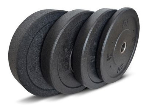 Par De Discos Bumper De Caucho De 15 Lbs Crossfit.