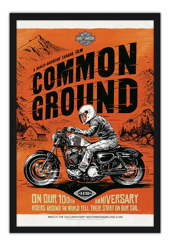 Quadro 44x64cm Harley Davidson - Motos - 20