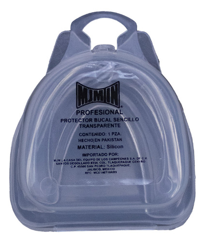 Protector Bucal Doble Transparente Mjm In
