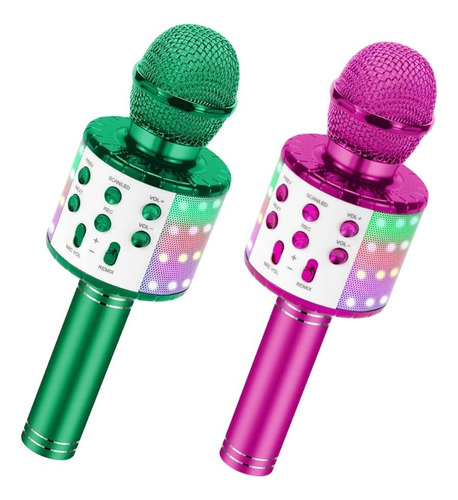 Alversun Microfono Karaoke Inalambrico Para Niño Bluetooth 2