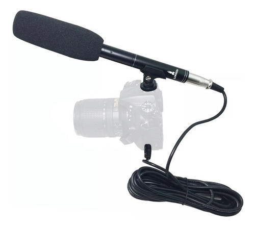 Microfono Profesional Direccional Para Video Conector Xlr