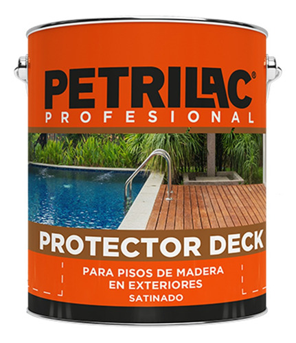 Deck Protector Petrilac Natural Satin Hidrorrepelente 4lts