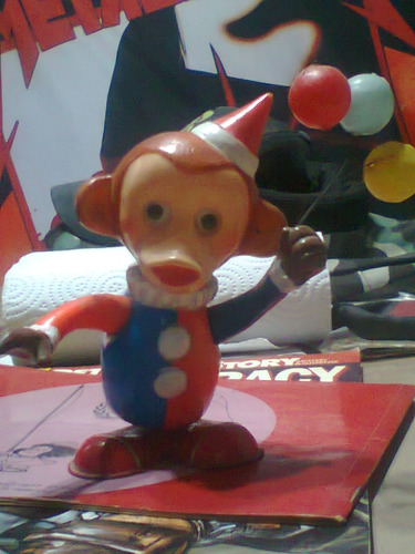 Antig Juguete Monito Payaso Circo Cuerda Alps Japan Retr Kxz (Usado)