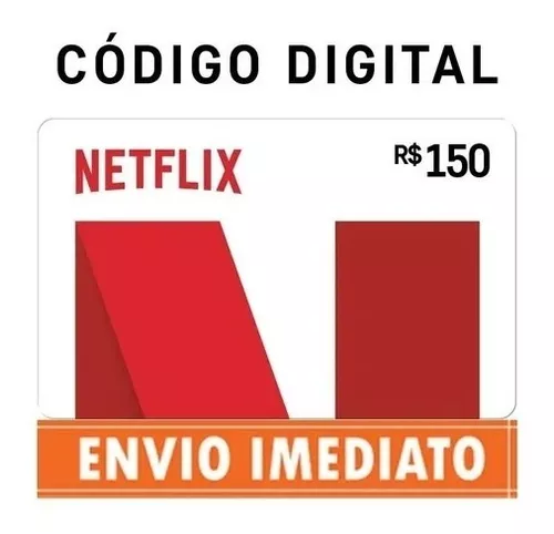 Cartão Assinatura Netflix R$ 150 Reais - Envio Na Hora